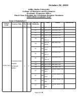 CoBE Freshman Class Schedule 2018 E.C..docx